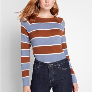ModCloth “Casual Crush” Ribbed Pullover Sweater